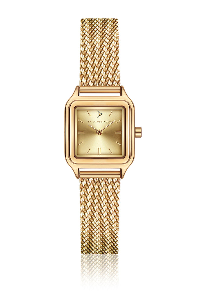 Patricia Gold Mesh Watch