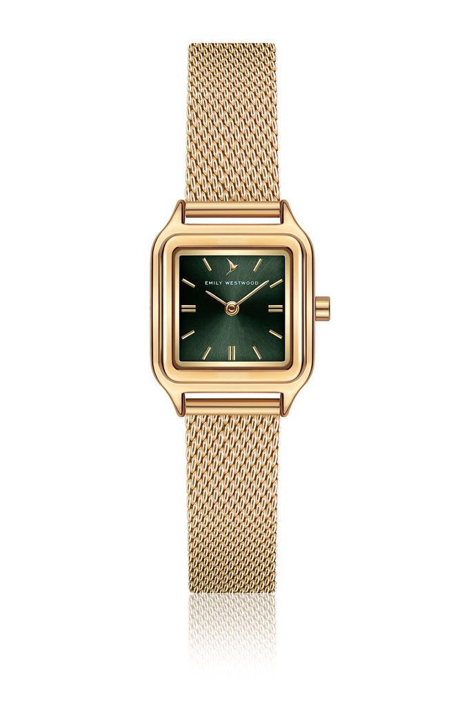 Barbara Gold Mesh Watch