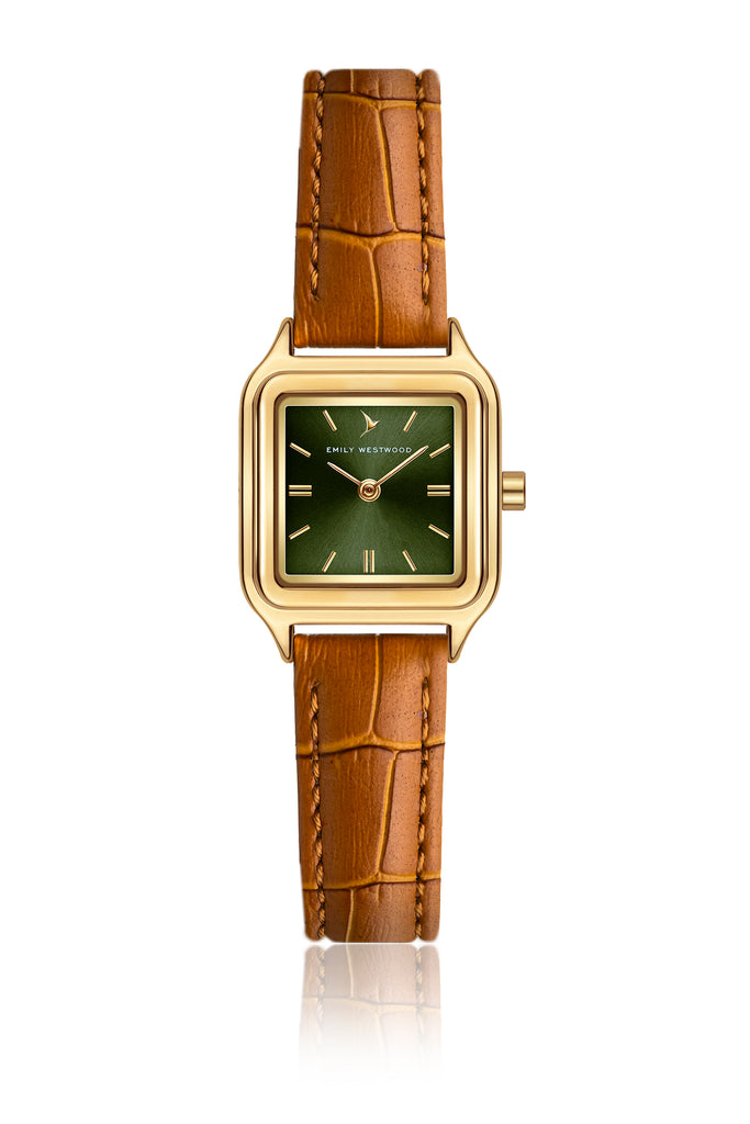 Gold Leather Watch