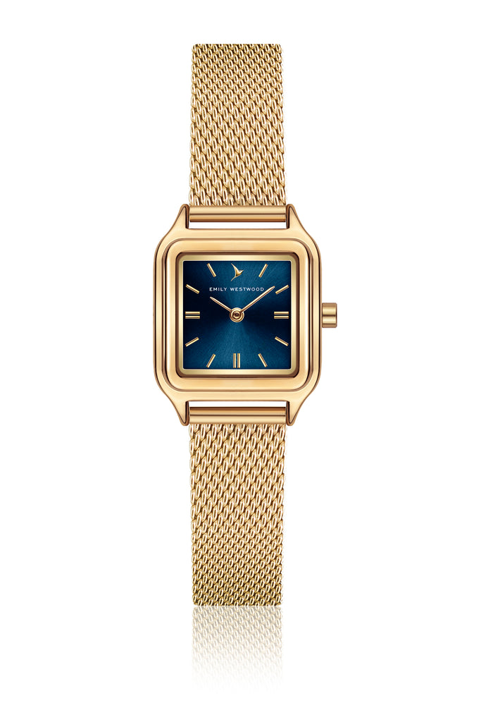 Jennifer Gold Mesh Watch