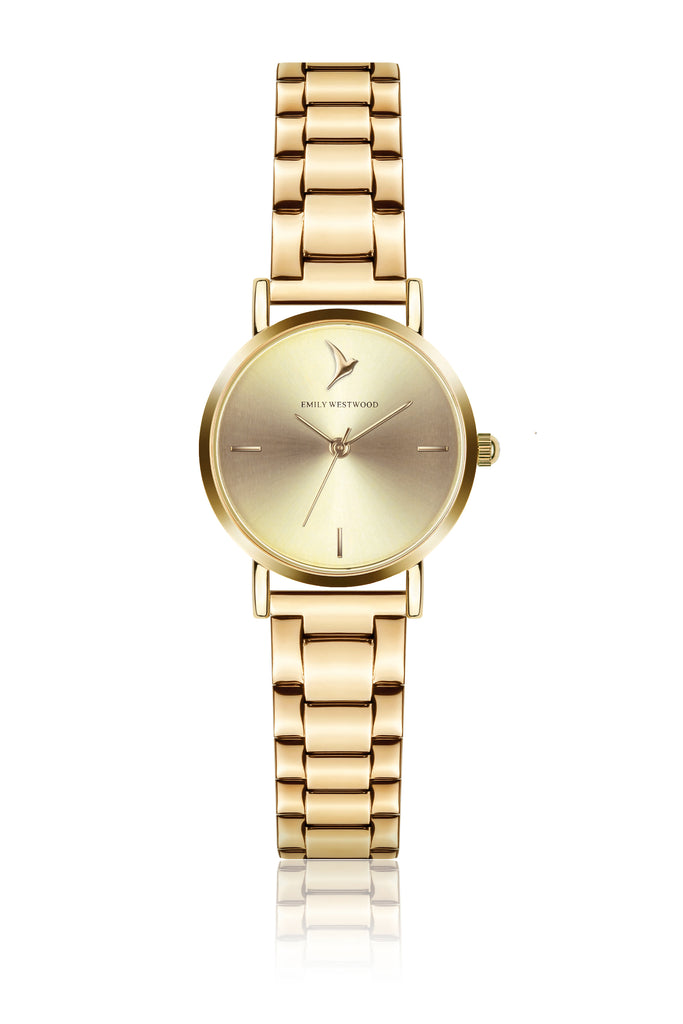 Gold Stainless Steel Watch