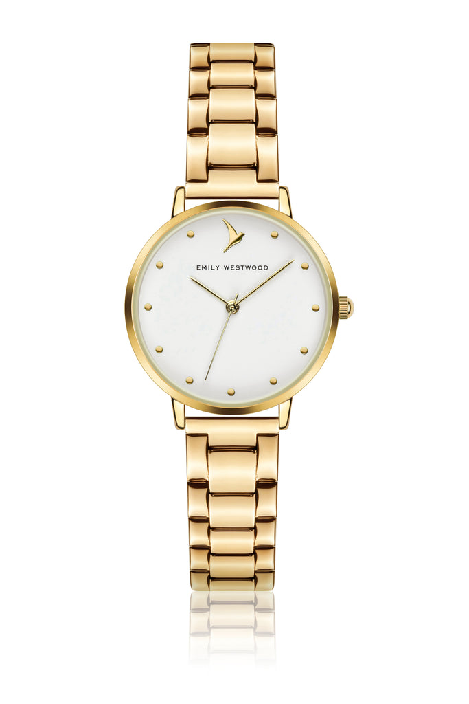 Gold Stainless Steel Watch