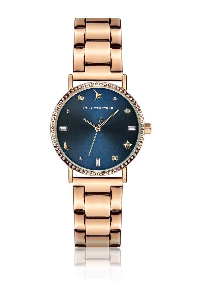 Dark Blue Sunray Watch