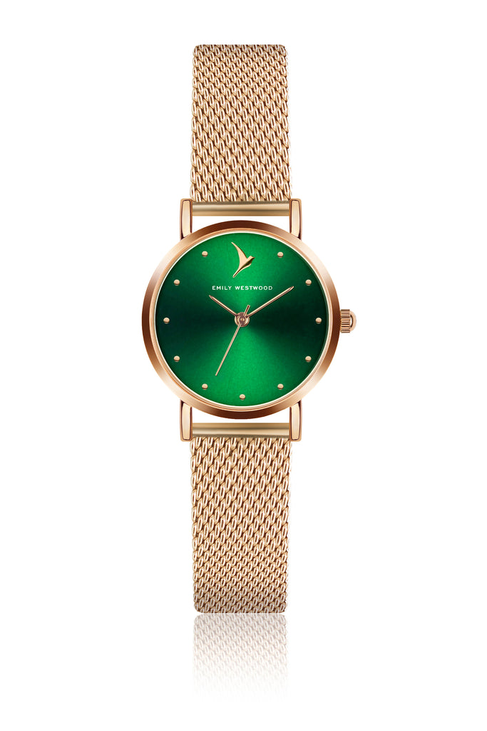 Rose Gold Mesh Watch