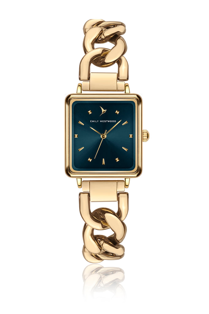 Emy Gold Blue Sunray