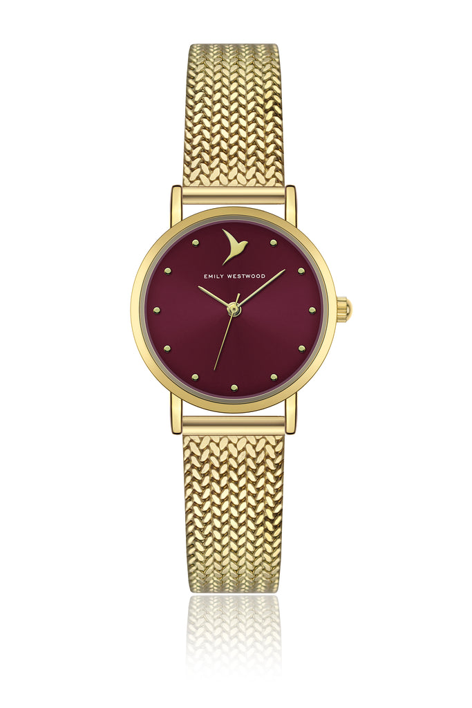 Burgundy Whisper Gold