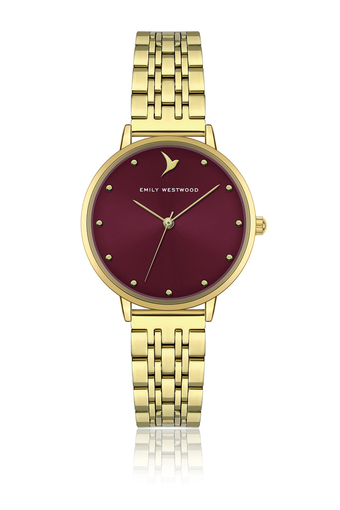 Burgundy Gold Chic