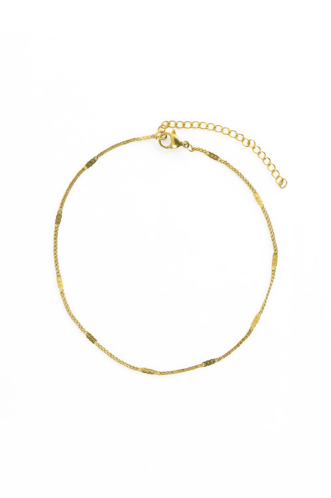 Meloura Gold Anklet