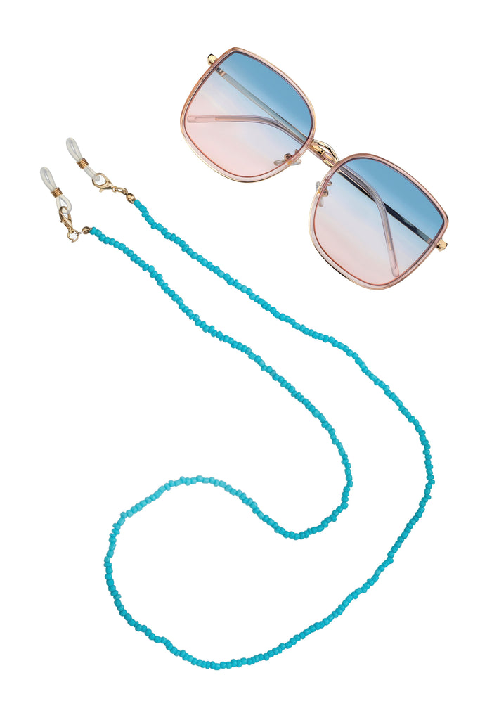 Isabella Blue Beads Sunglasses Chain