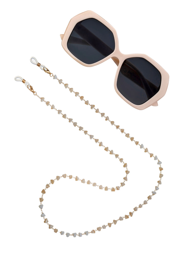 Scarlett Brown Beads Sunglasses Chain