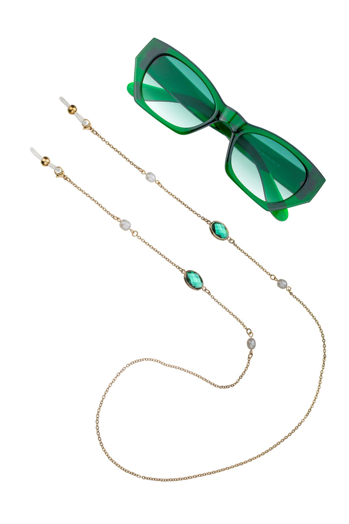 Mia Green Sunglasses Chain