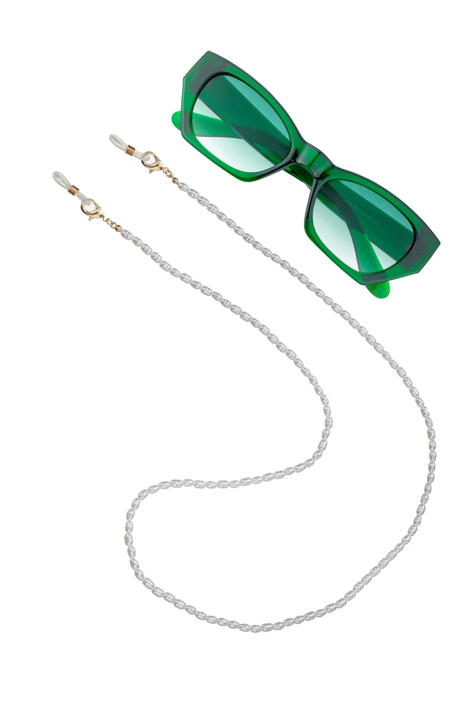 Penelope White Sunglasses chain