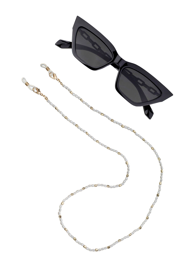 Nova White Sunglasses Chain
