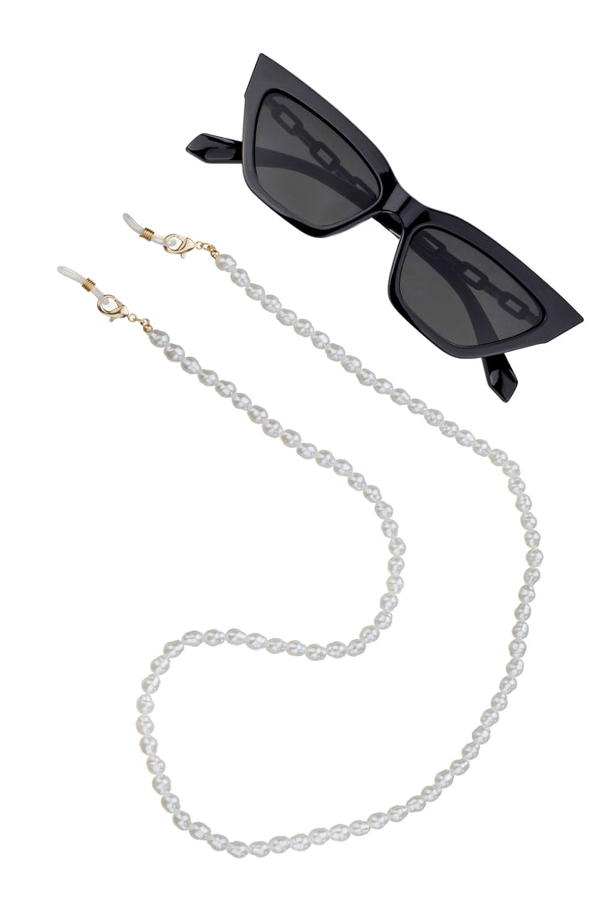 Victoria White Sunglasses Chain