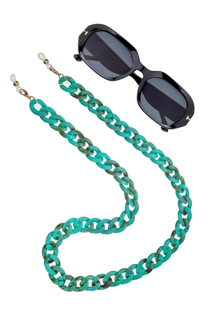 Zoey Green Sunglasses Chain