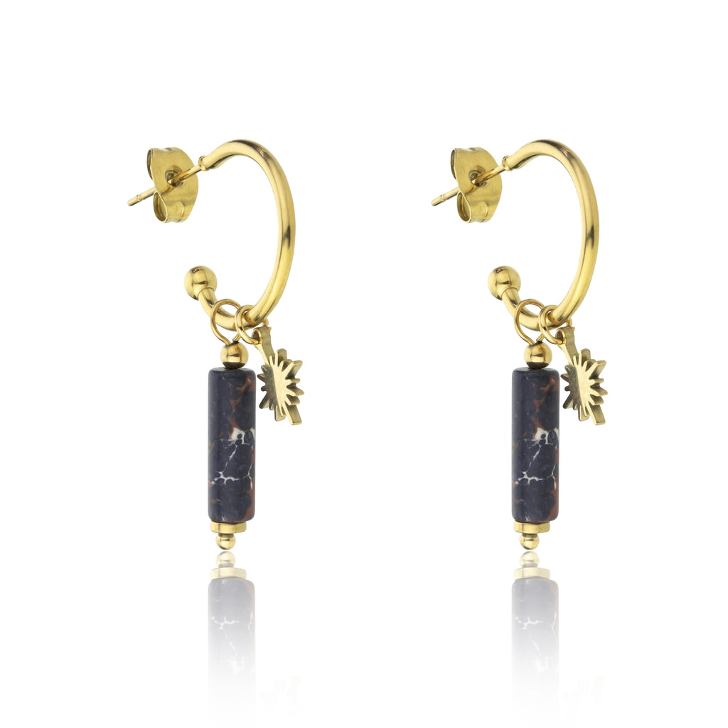 Margaret Black Earrings