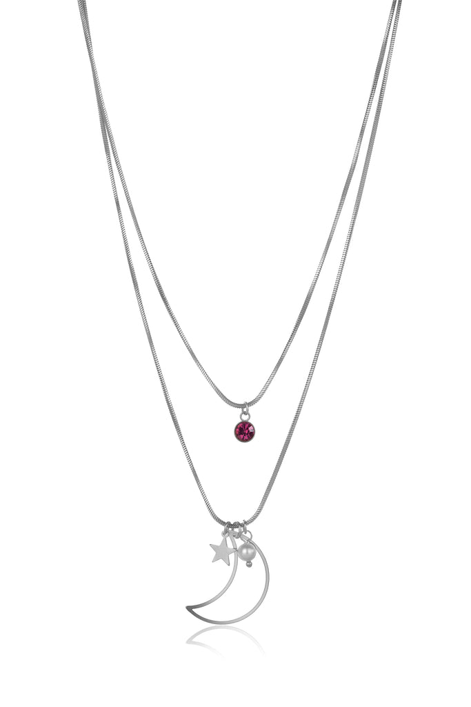 Arianna Silver Necklace