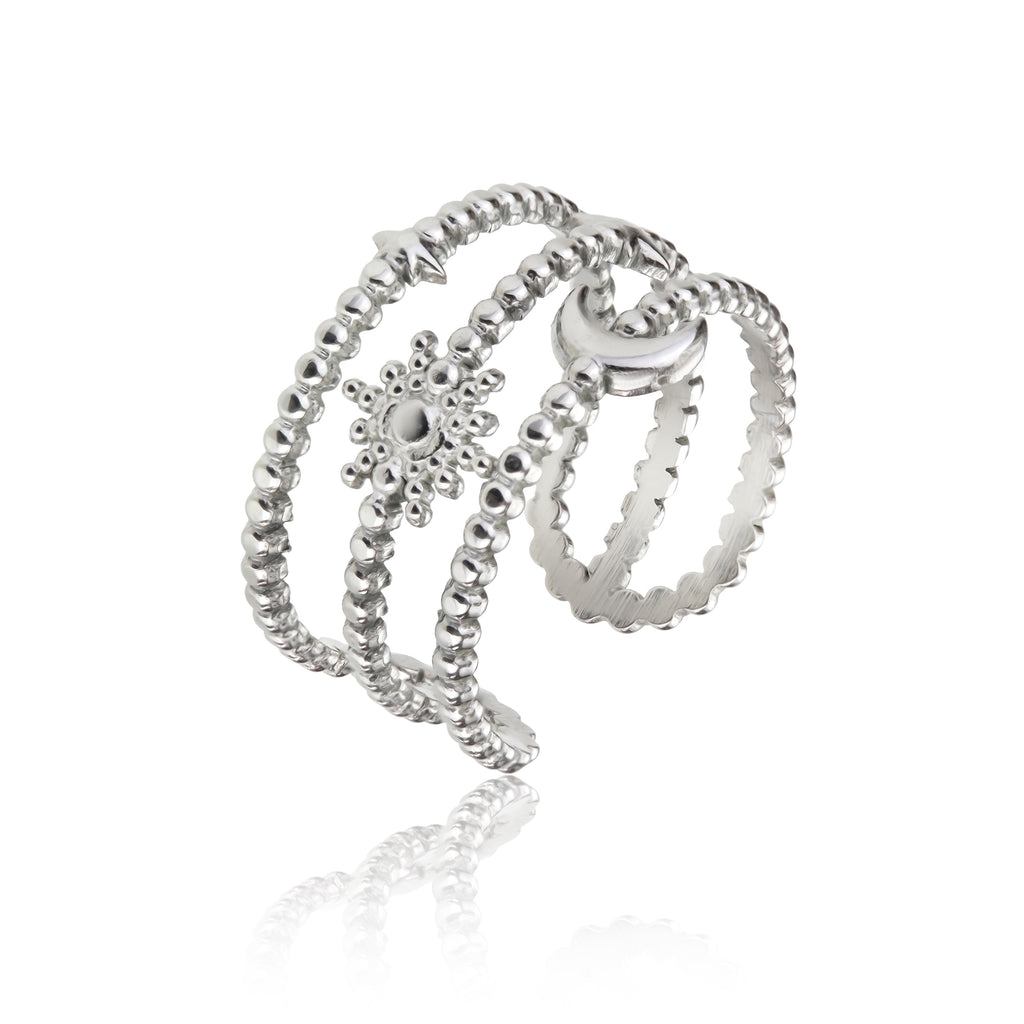 Anastasia Silver Ring