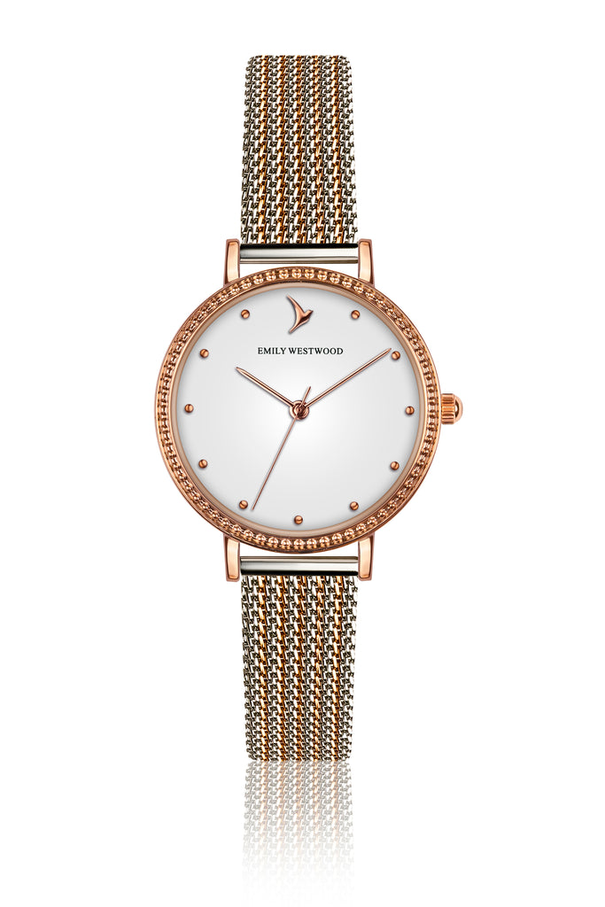 Araceli Silver - Rose Gold Watch