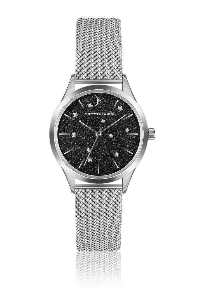 Tamsin Silver Mesh Watch