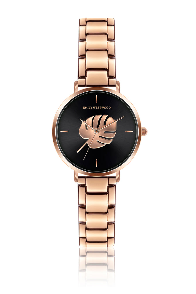 Ayleen Solid Rose Gold Watch