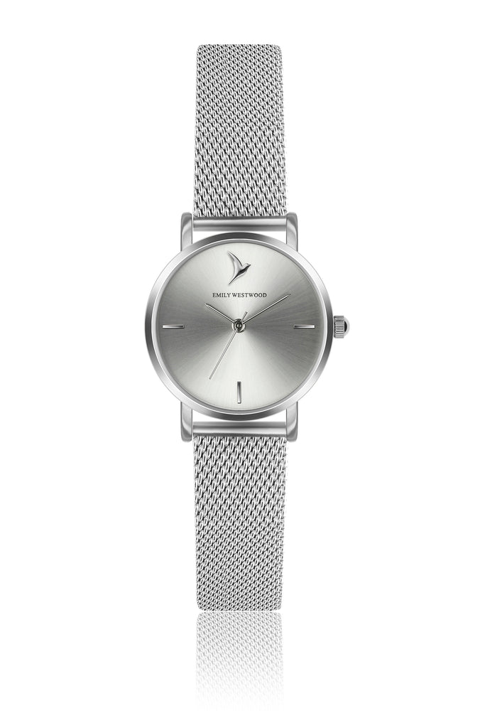 Nyomi Silver Mesh Watch