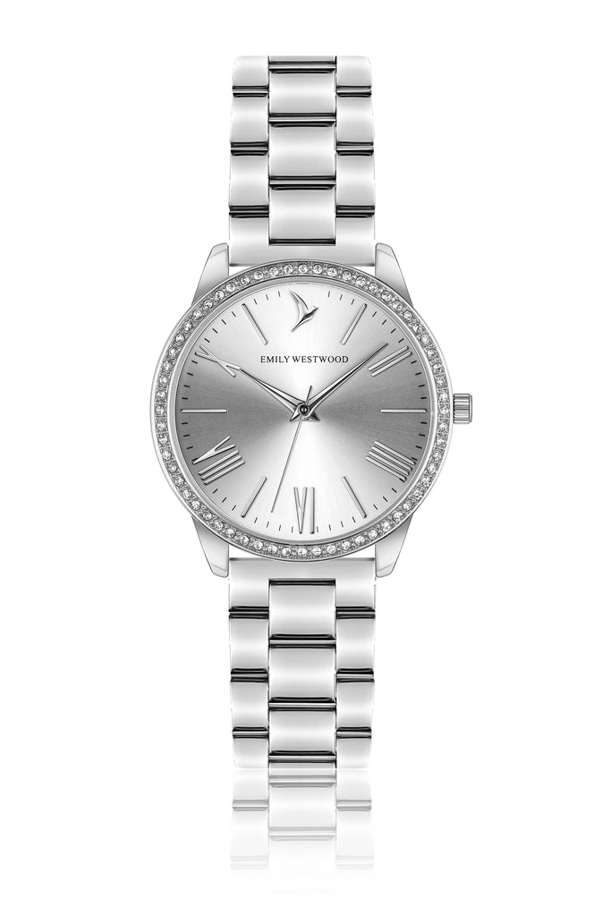 Emmalynn Silver Steel Watch