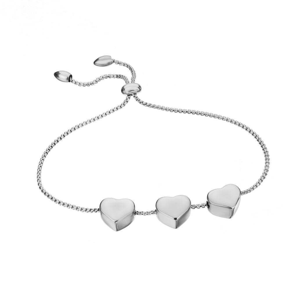 Silver Hearts Maureen Bracelet