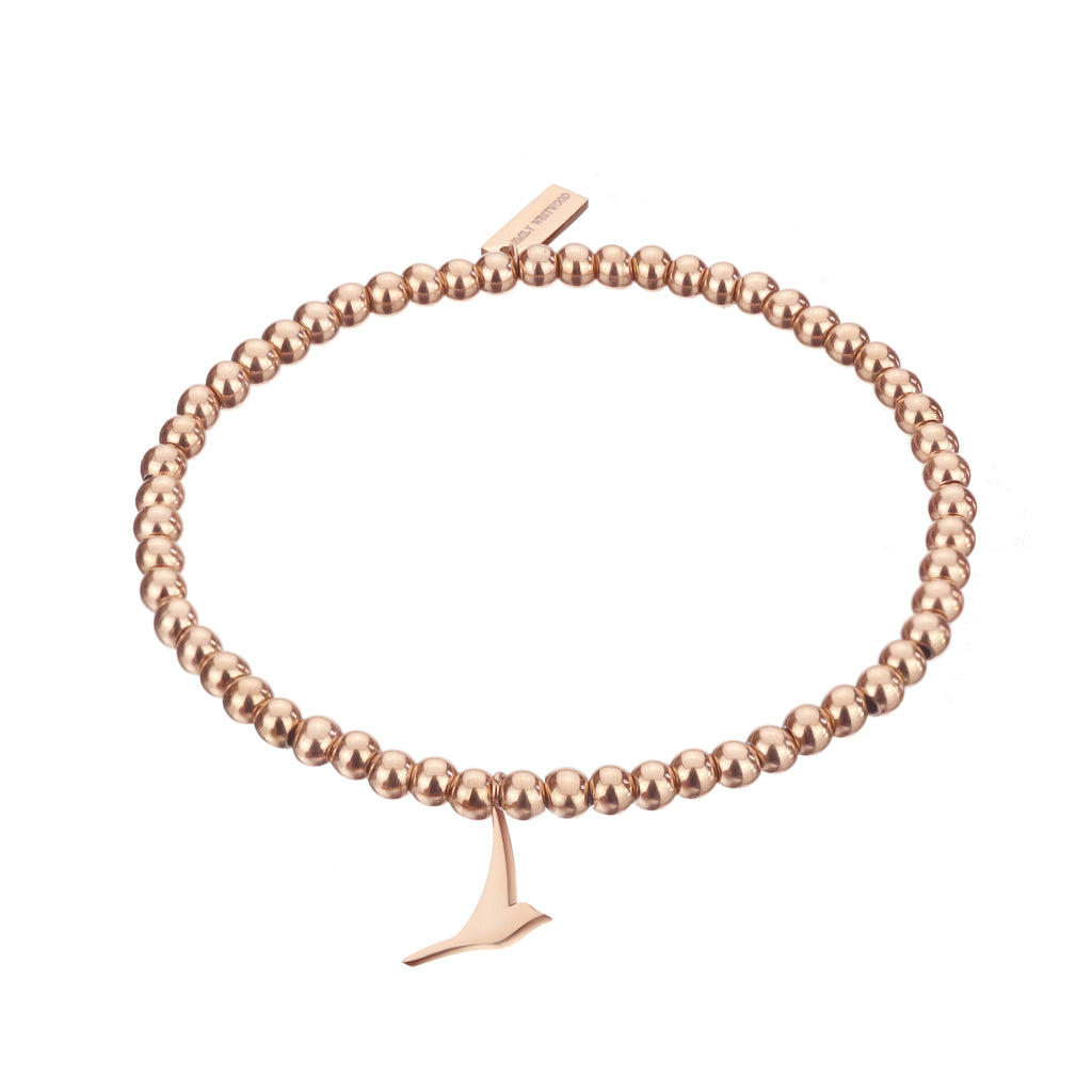 Rose Gold Bead Marion Bracelet