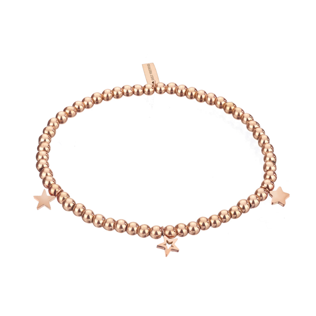 Rose Gold Bead Frances Bracelet