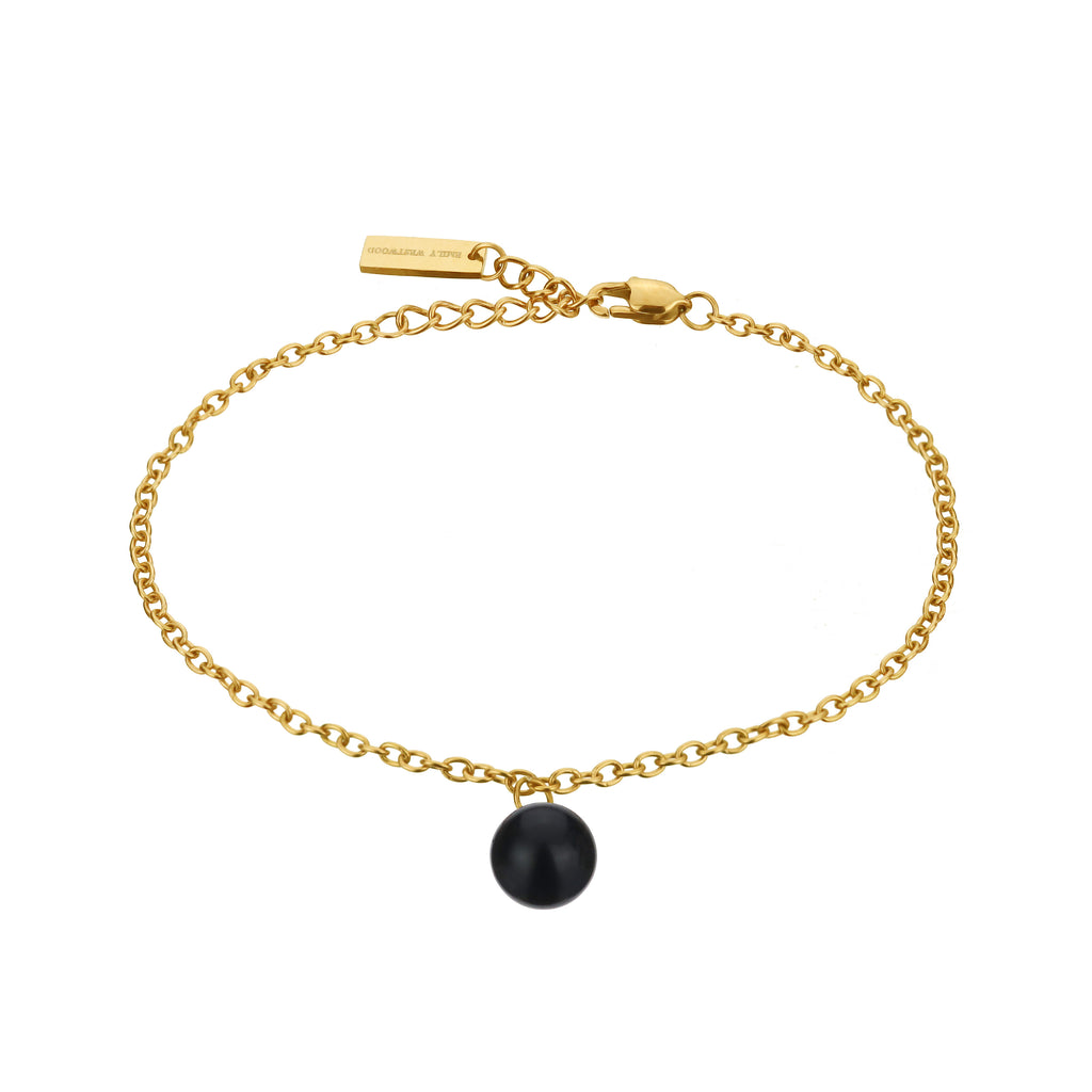 Gold Black Caroline Bracelet