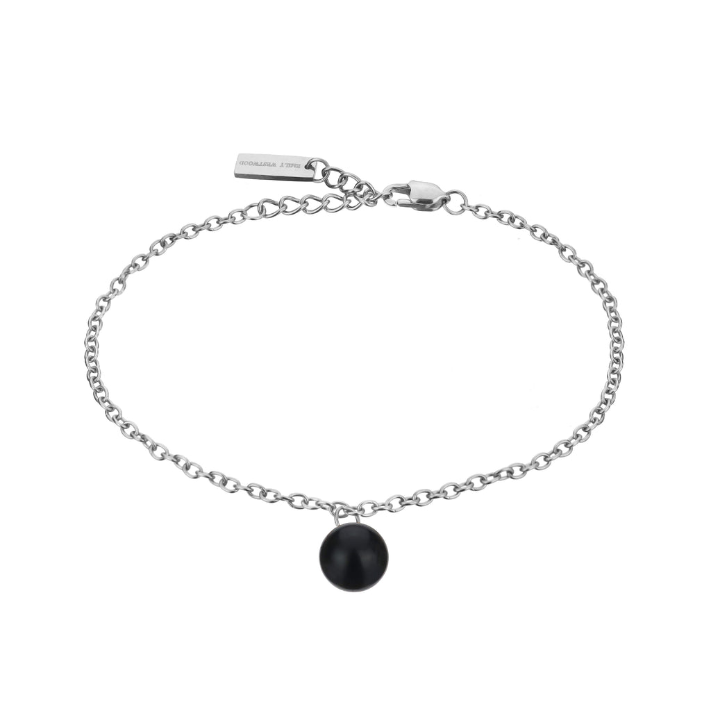 Silver Black Caroline Bracelet