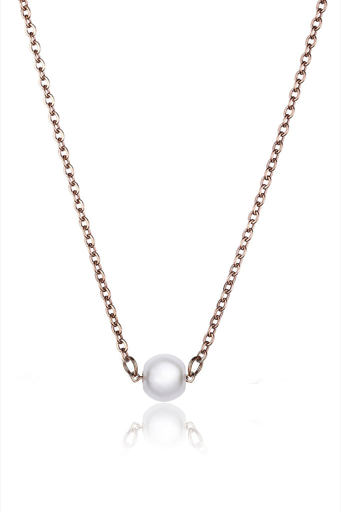 Single Pearl Necklace Necklaces.