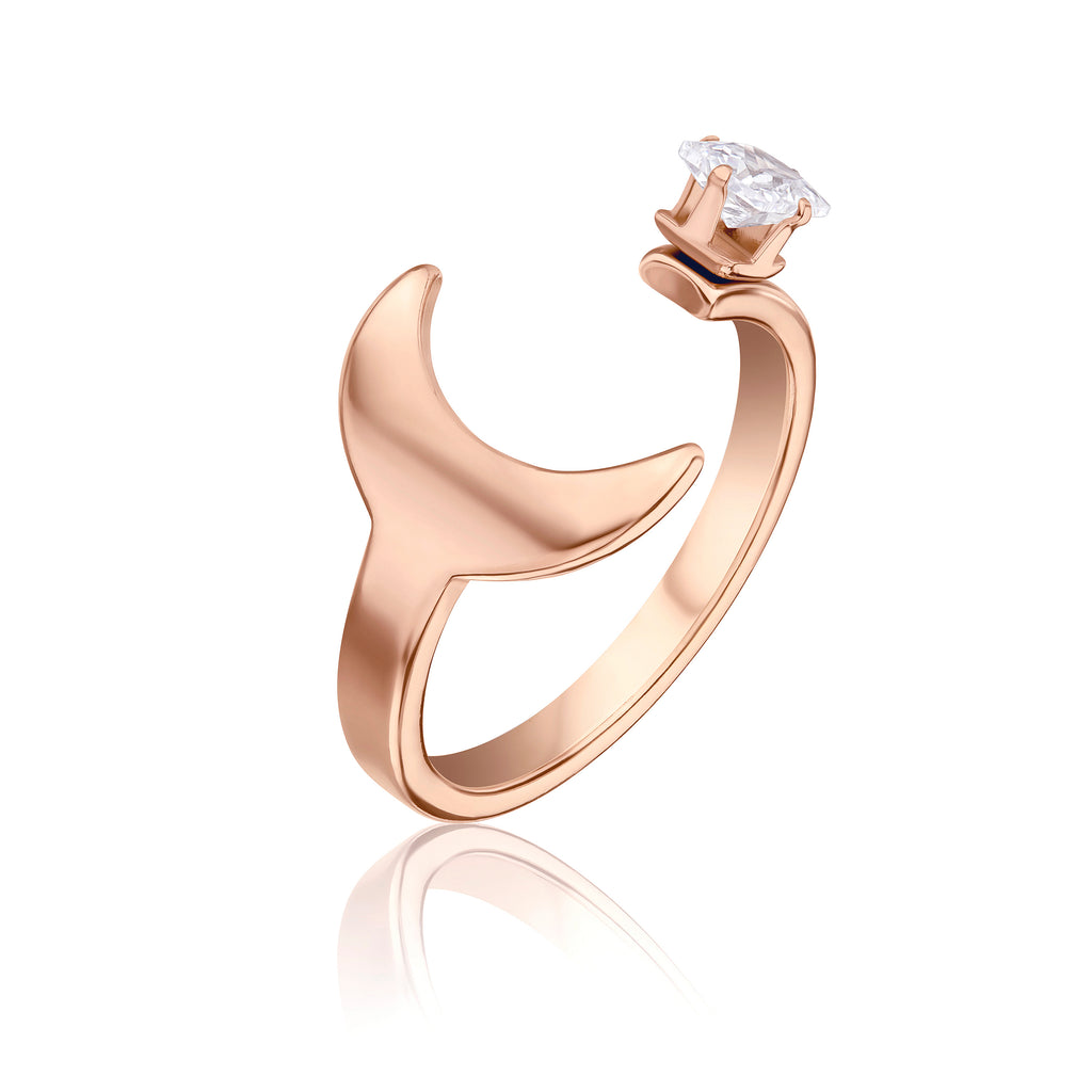 Rose Gold Shelly Ring