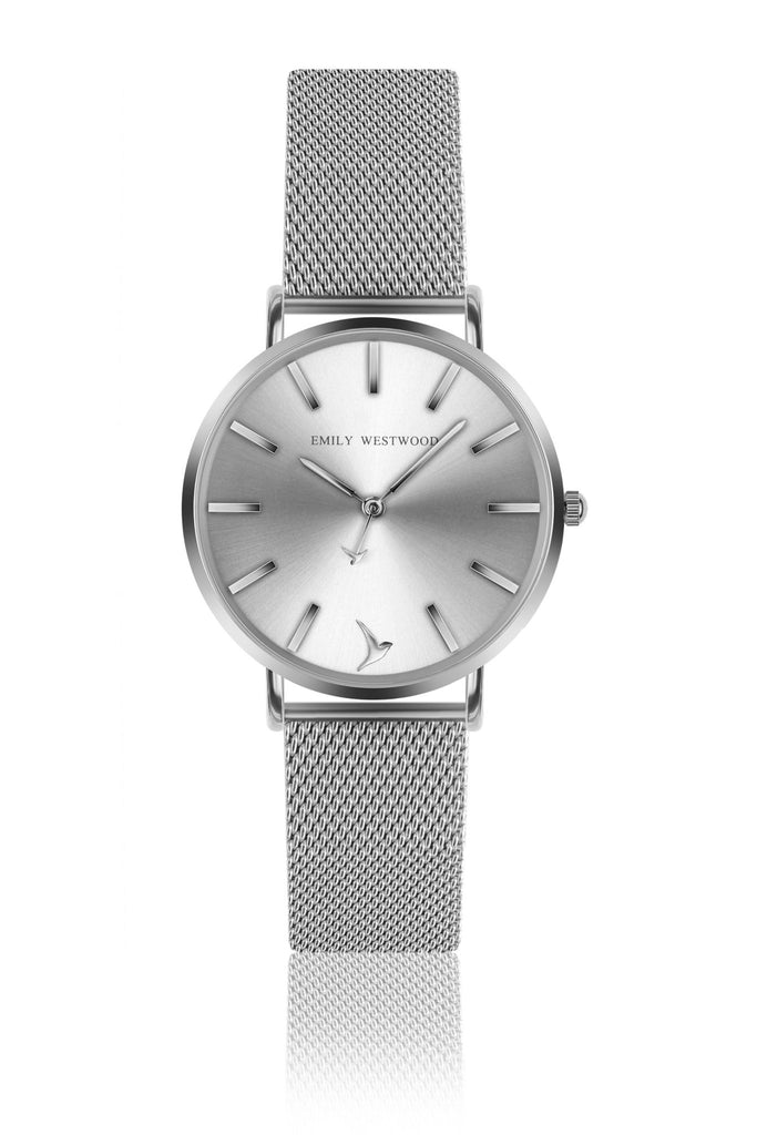 Gorgona Silver Mesh Watch Watches.