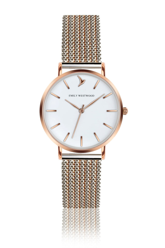 Gran Paradise 2 Toned Mesh Watch Watches.
