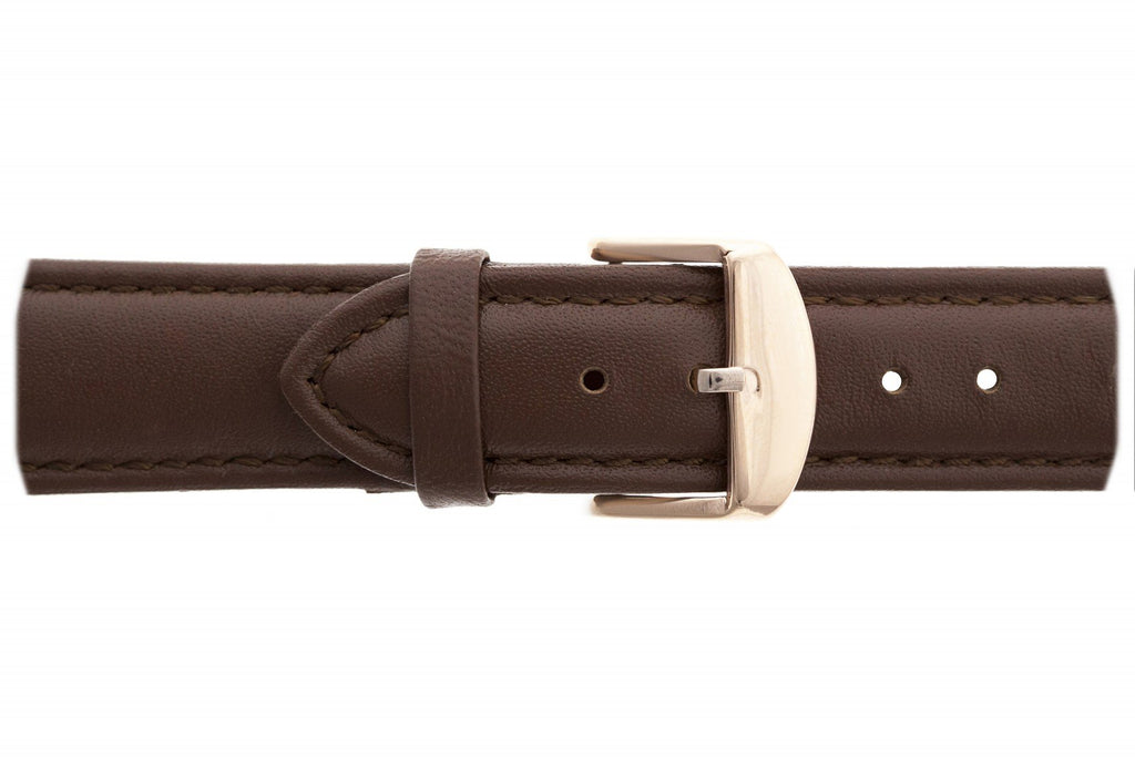 Large Brown Leather Rose Gold Straps.