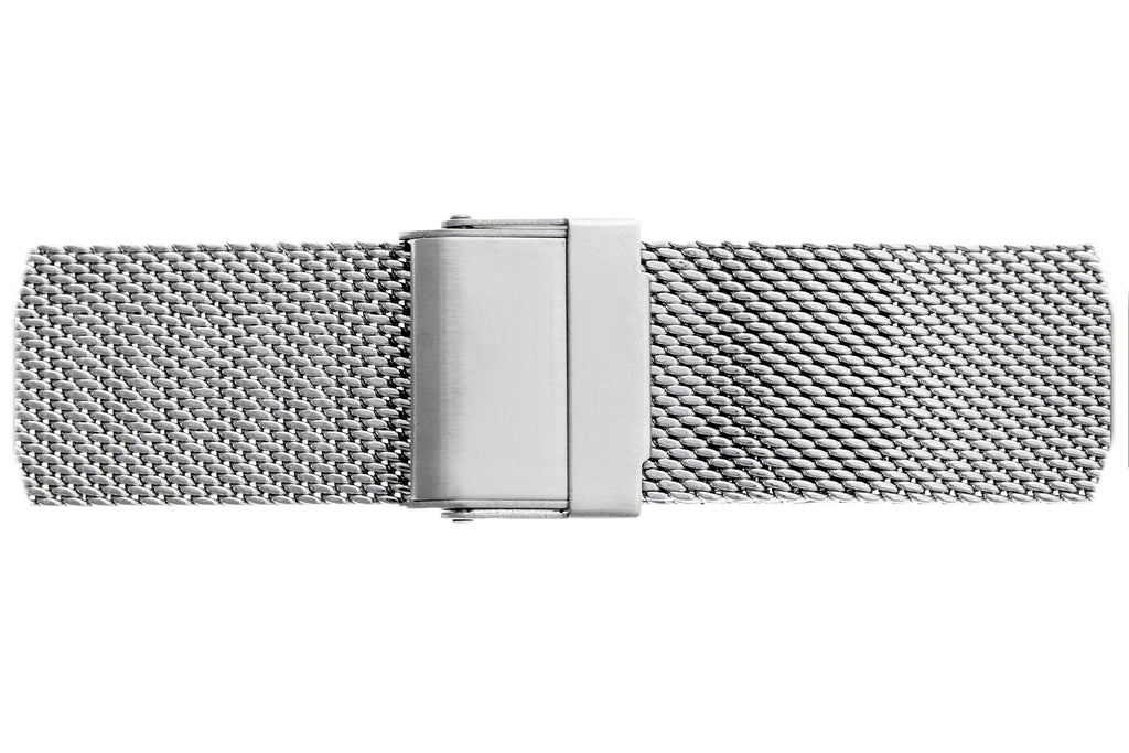 Medium Silver Mesh Straps.