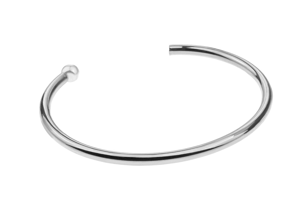 Silver Single Ball Cuff Emily Westwood