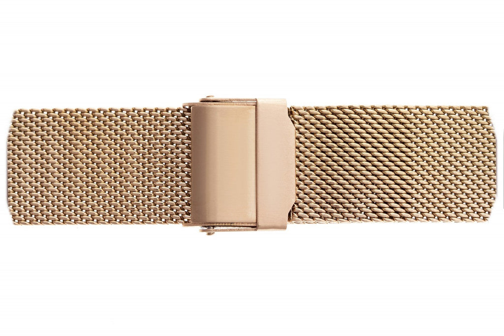 Small Rose Gold Mesh Straps.